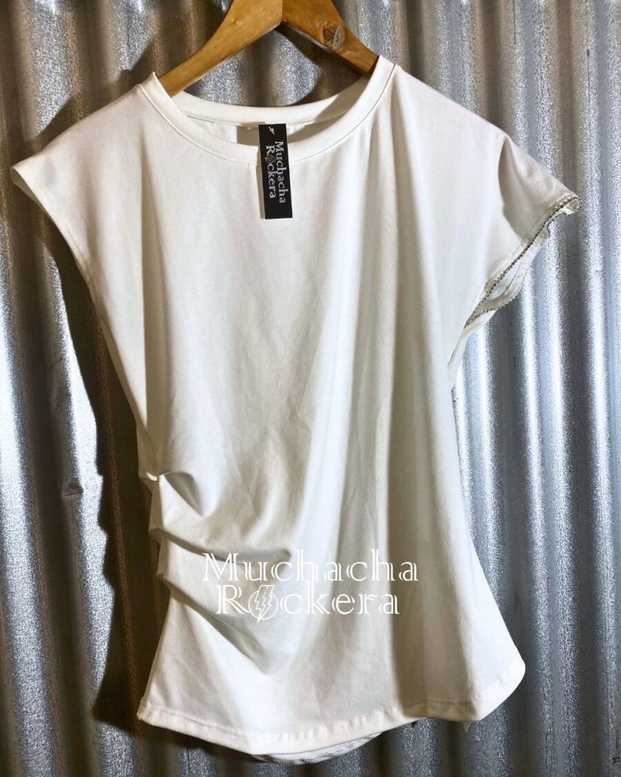 Remera Strass asimetrica - Imagen 3